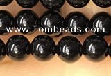 CTO700 15.5 inches 4mm round black tourmaline beads wholesale