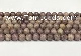 CTO721 15.5 inches 8mm round Chinese tourmaline beads