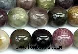 CTO732 15 inches 10mm round tourmaline gemstone beads