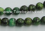 CTP04 15.5 inches 10mm round yellow green pine gemstone beads wholesale