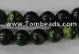 CTP203 15.5 inches 10mm round yellow pine turquoise beads wholesale