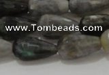 CTR120 15.5 inches 10*20mm faceted teardrop labradorite beads