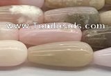 CTR150 15.5 inches 6*16mm teardrop natural pink opal beads