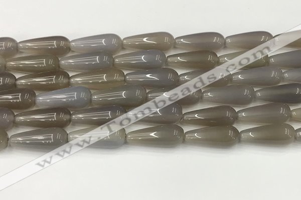 CTR400 15.5 inches 8*20mm teardrop agate beads wholesale