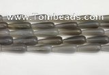 CTR410 15.5 inches 10*30mm teardrop agate beads wholesale