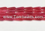 CTR419 15.5 inches 10*30mm teardrop agate beads wholesale