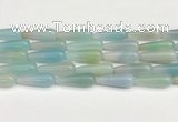 CTR424 15.5 inches 10*30mm teardrop agate beads wholesale