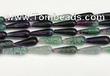 CTR430 15.5 inches 10*30mm teardrop agate beads wholesale