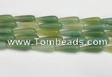 CTR431 15.5 inches 10*30mm teardrop agate beads wholesale