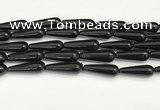 CTR435 15.5 inches 10*30mm teardrop agate beads wholesale