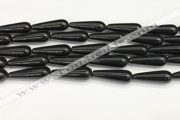 CTR435 15.5 inches 10*30mm teardrop agate beads wholesale