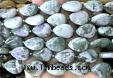 CTR508 15 inches 13*18mm flat teardrop lucky jade beads