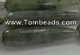 CTR65 15.5 inches 10*40mm faceted teardrop labradorite beads