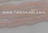 CTR74 15.5 inches 6*16mm faceted teardrop pink aventurine beads