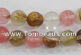 CTS04 15.5 inches 10mm round tigerskin glass beads wholesale