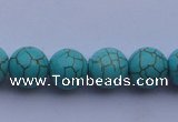 CTU09 15.5 inches 20mm round blue turquoise strand beads Wholesale