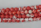 CTU1000 15.5 inches 4mm round synthetic turquoise beads wholesale