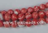 CTU1002 15.5 inches 8mm round synthetic turquoise beads wholesale