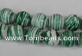 CTU1128 15.5 inches 10mm round synthetic turquoise beads wholesale