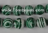 CTU1129 15.5 inches 12mm round synthetic turquoise beads wholesale