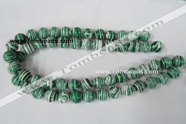 CTU1130 15.5 inches 14mm round synthetic turquoise beads wholesale