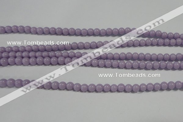 CTU1400 15.5 inches 3mm round synthetic turquoise beads