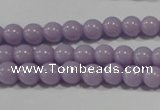 CTU1401 15.5 inches 4mm round synthetic turquoise beads