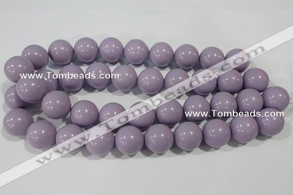 CTU1409 15.5 inches 20mm round synthetic turquoise beads