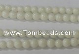 CTU1429 15.5 inches 2mm round synthetic turquoise beads