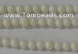 CTU1430 15.5 inches 3mm round synthetic turquoise beads