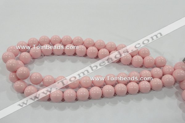 CTU1506 15.5 inches 14mm round synthetic turquoise beads