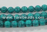 CTU1673 15.5 inches 8mm round synthetic turquoise beads