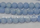 CTU1743 15.5 inches 8mm faceted round synthetic turquoise beads