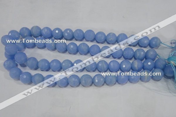 CTU1749 15.5 inches 20mm faceted round synthetic turquoise beads