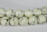 CTU1796 15.5 inches 14mm round synthetic turquoise beads