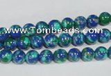 CTU1812 15.5 inches 6mm round synthetic turquoise beads