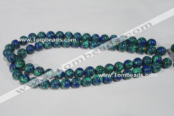 CTU1815 15.5 inches 12mm round synthetic turquoise beads