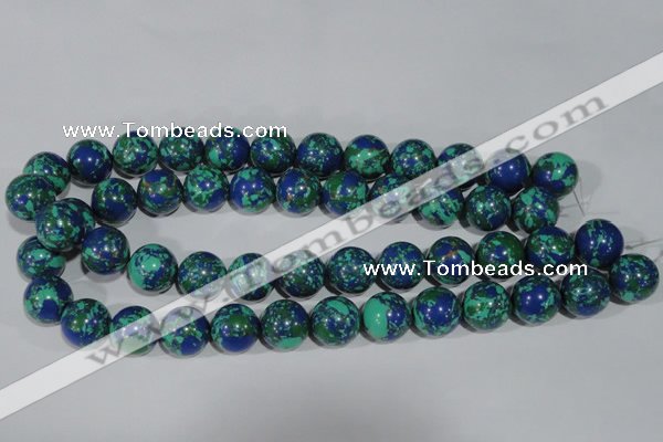 CTU1818 15.5 inches 18mm round synthetic turquoise beads