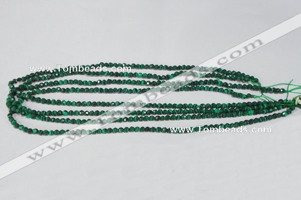 CTU1821 15.5 inches 4mm faceted round synthetic turquoise beads