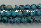 CTU2002 15.5 inches 8mm round synthetic turquoise beads