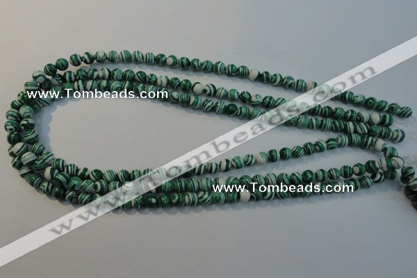 CTU2041 15.5 inches 6mm round synthetic turquoise beads