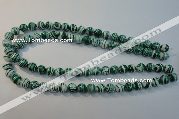 CTU2043 15.5 inches 10mm round synthetic turquoise beads