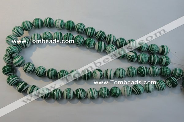 CTU2044 15.5 inches 12mm round synthetic turquoise beads