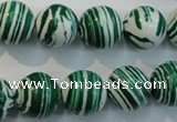 CTU2045 15.5 inches 14mm round synthetic turquoise beads