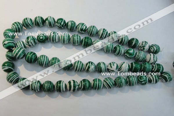 CTU2045 15.5 inches 14mm round synthetic turquoise beads