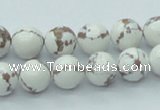 CTU211 16 inches 10mm round imitation turquoise beads wholesale