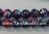 CTU2113 15.5 inches 10mm round synthetic turquoise beads