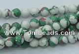 CTU223 16 inches 6mm round imitation turquoise beads wholesale