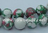 CTU226 16 inches 12mm round imitation turquoise beads wholesale