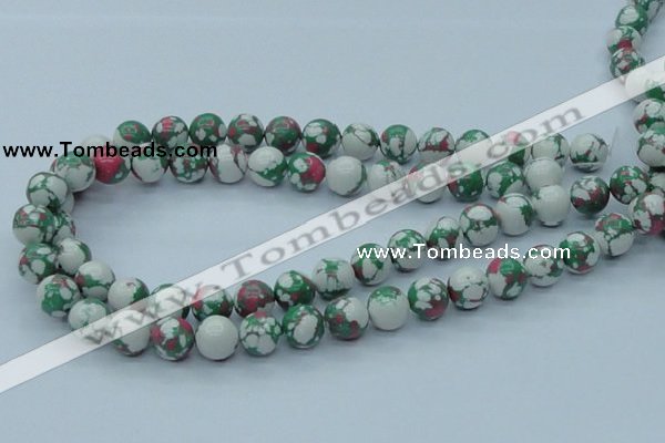 CTU226 16 inches 12mm round imitation turquoise beads wholesale